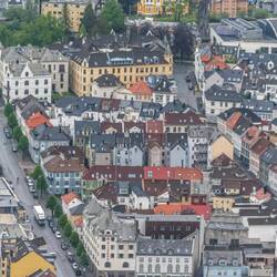 View from top of Mount Fløyen.