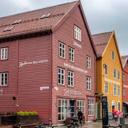 Bryggen, the city’s historic harbour district.
