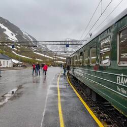 Myrdal station at the top.