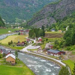 View from Flam railway.
