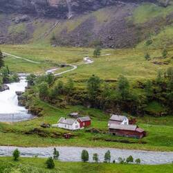 View from Flam railway.