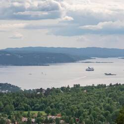 Our ferry heading back to Copenhagen.