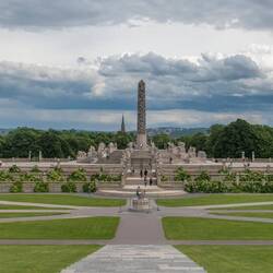Vigeland Park - largest sculpture park by an artist in the world, with more than 200 sculptures