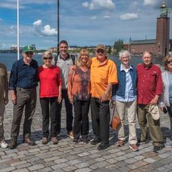 Our group of eight and Zavier, our guide.