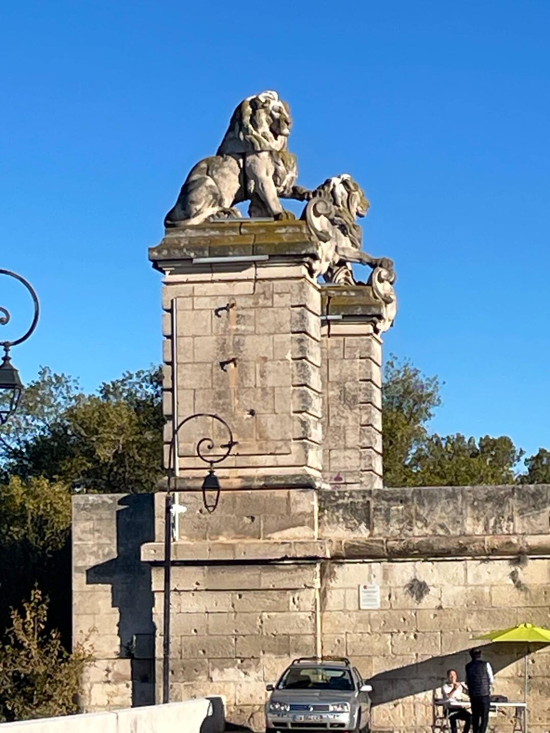 The Lion is a symbol of Arles
