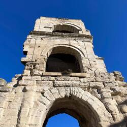 The only 3 story Roman ruin (besides the arena) remaining in Arles