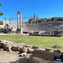 Part of an amphitheatre that remains, this venue is used for a range of concerts and shows