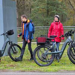 Ein ziemlicher Vertrauensbeweis, uns diese guten Räder zu leihen!
