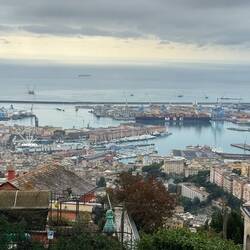 View from the top of Genoa