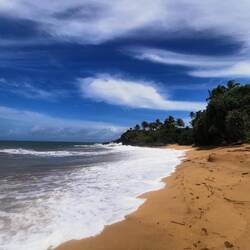Unser Strand bei Sonne