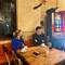First coffee stop - a very funky bar