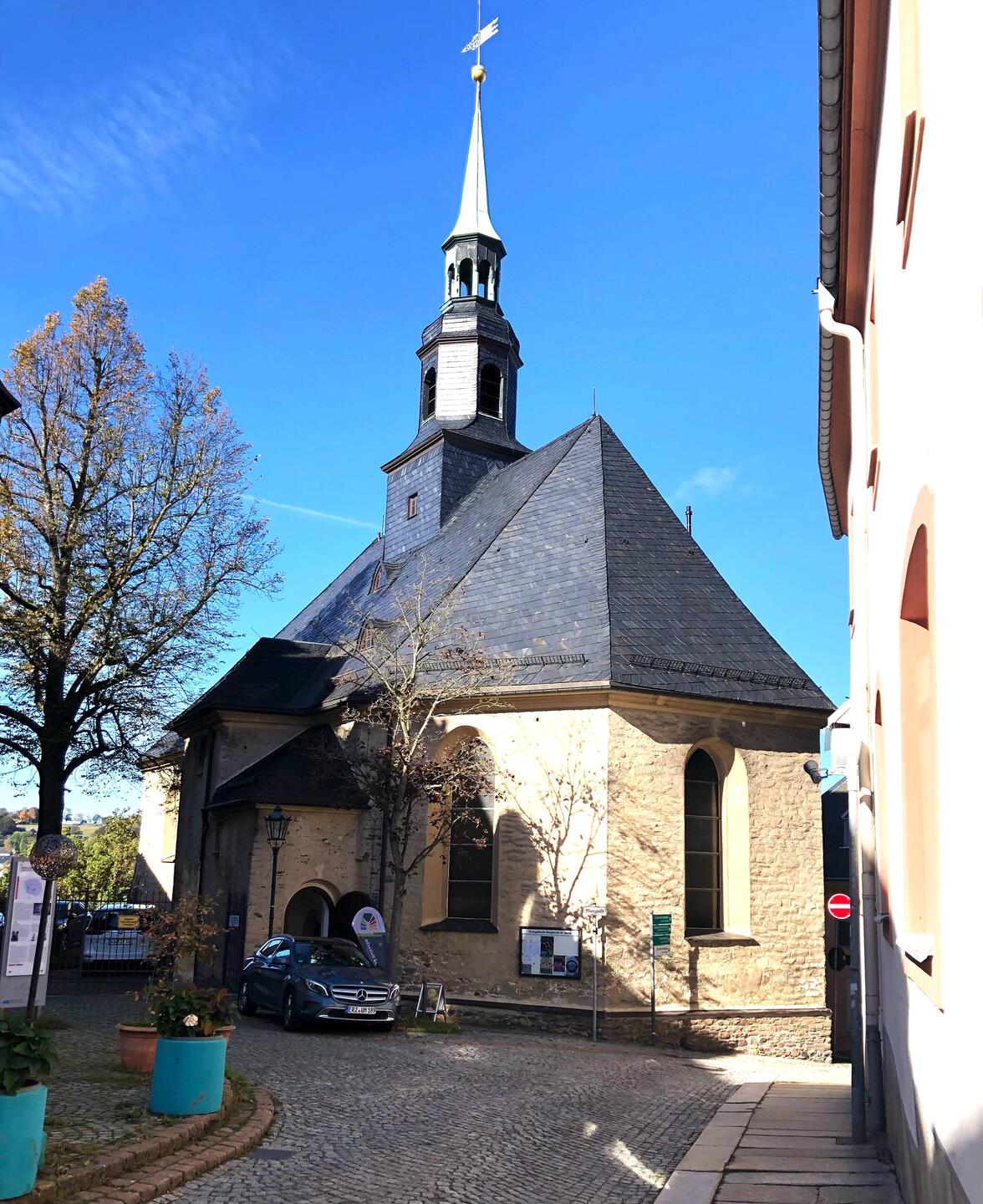Die berühmte Bergkirche, von Bergmännern selber erbaut