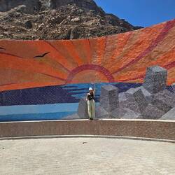 In front of Morro de Arica