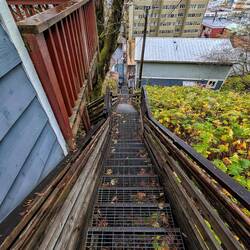 The way up (15 flights of stairs)