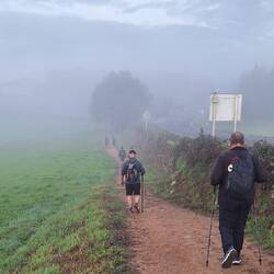 Was misty again early on.