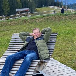 Chillin' on a mountaintop at Seefeld.