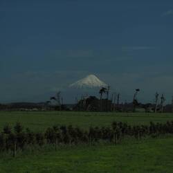 Ein letzter Blick auf den Taranaki