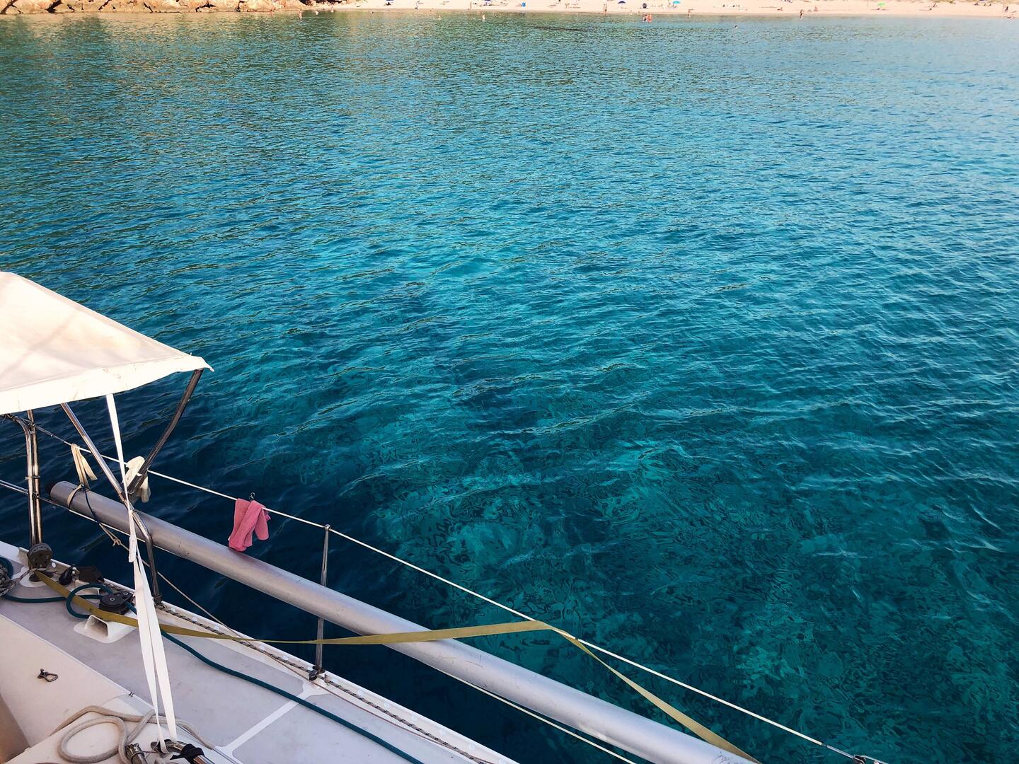 Lunch and swim stop at Cala Es Bot