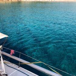 Lunch and swim stop at Cala Es Bot