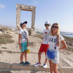 Ruines du temple d'Apollon sur l'île de Naxos