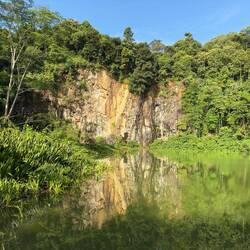 The former Singapore Granite Quarry.