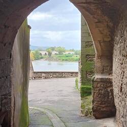 Blick zur Brücke