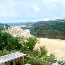 Gannel River views from the cafe