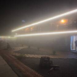 Unser Homestay im Nebel