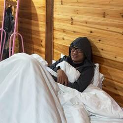 Minh friert sich was ab...