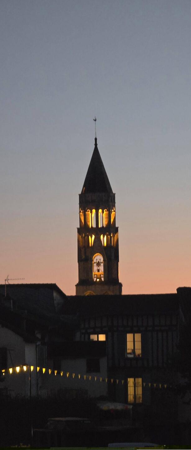 The church at sunset