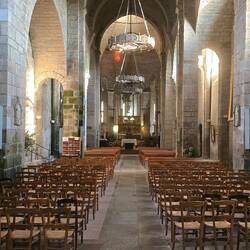 Inside St Léonard Church