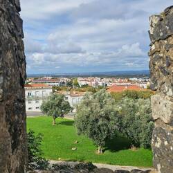 Der Blick über die Wehrmauer