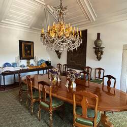 Where breakfast is served in the morning