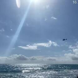 Küstenwache fliegt Streife