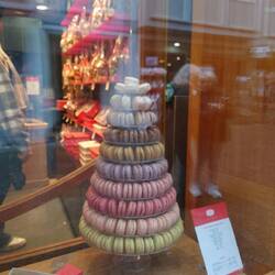 Hier gibt es Macarons.