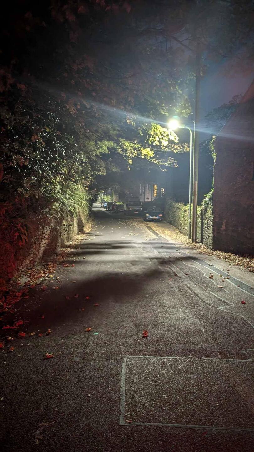 Saint Bees Cottage lane upon arrival.
