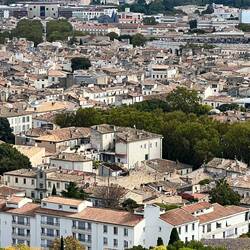 View of Nîmes from the tower