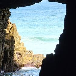 Can you see the outline of Tasmania? It is actually pretty remarkable...