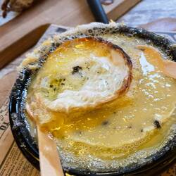 Baked Camembert with truffle - it was divine