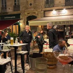 The locals we chatted to over the evening Stéphane, Imelda and Pasquale