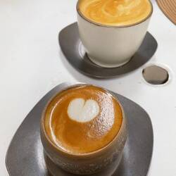 Fabulous coffee at café cours