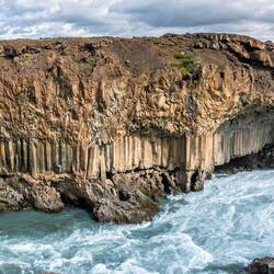 Aldeyjarfoss Waterfall.