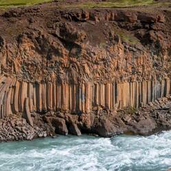 Aldeyjarfoss Waterfall.