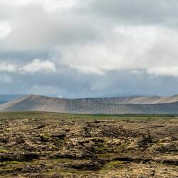 Hverfjall Volcanic Crater is said to be one of the largest such craters in the world.