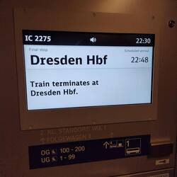 Unsere Reise endete früher als geplant.