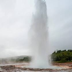 Strokkur is Iceland’s most visited active geyser.