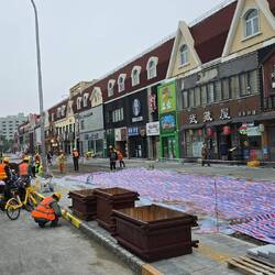 Die Lucky Street beim Solana wird renoviert