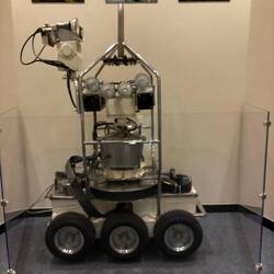 A robot used in Three Mile Island clean up. (this one was used for training)