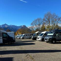 Donnerstag, 17.10. | Nachtparkplatz mit Zugspitzblick