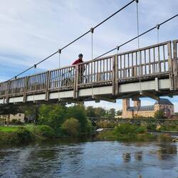 Fußgängerbrücke in Rochlitz